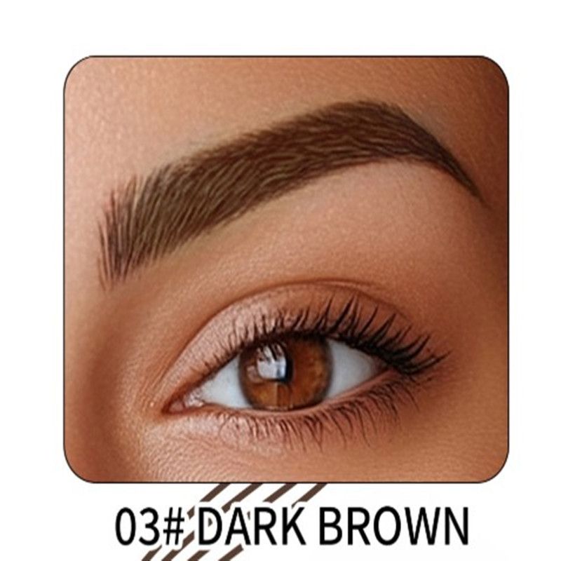OCHEAL Double-headed Four-pronged Eyebrow Pencil Four-claw Eyeliner Waterproof And Sweat-proof Three-dimensional Wild Eyebrow Glue Setting Liquid_voghion.com