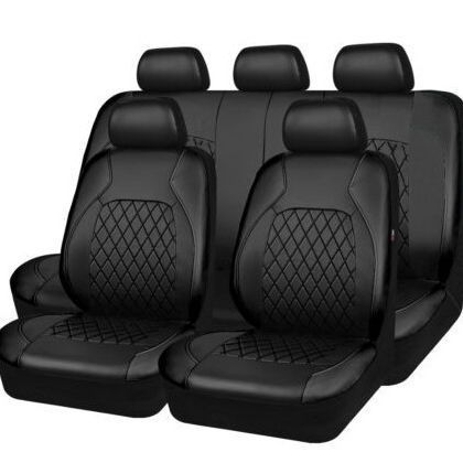Universal-Sitzbezug aus PU-Leder, Kunstleder, Autositzkissen_voghion.com