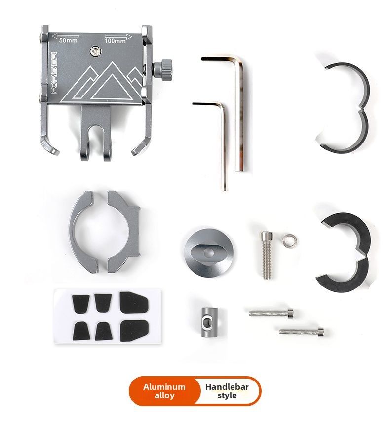Bicycle Phone Mount Road Mountain Bike Handlebar Fixed Cycling Navigation Aluminum Alloy Bracket Equipment_voghion.com