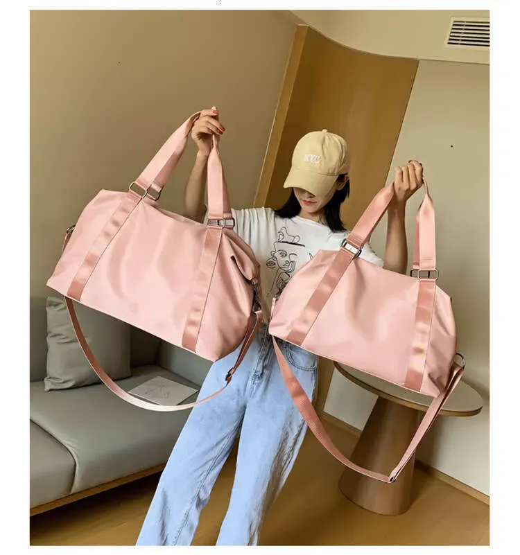 Fitness-Handy-Yoga-Tasche für Frauen mit Nass- und Trockentrennung, wasserdicht, großes Fassungsvermögen, Reisetasche für Kurztrips_voghion.com