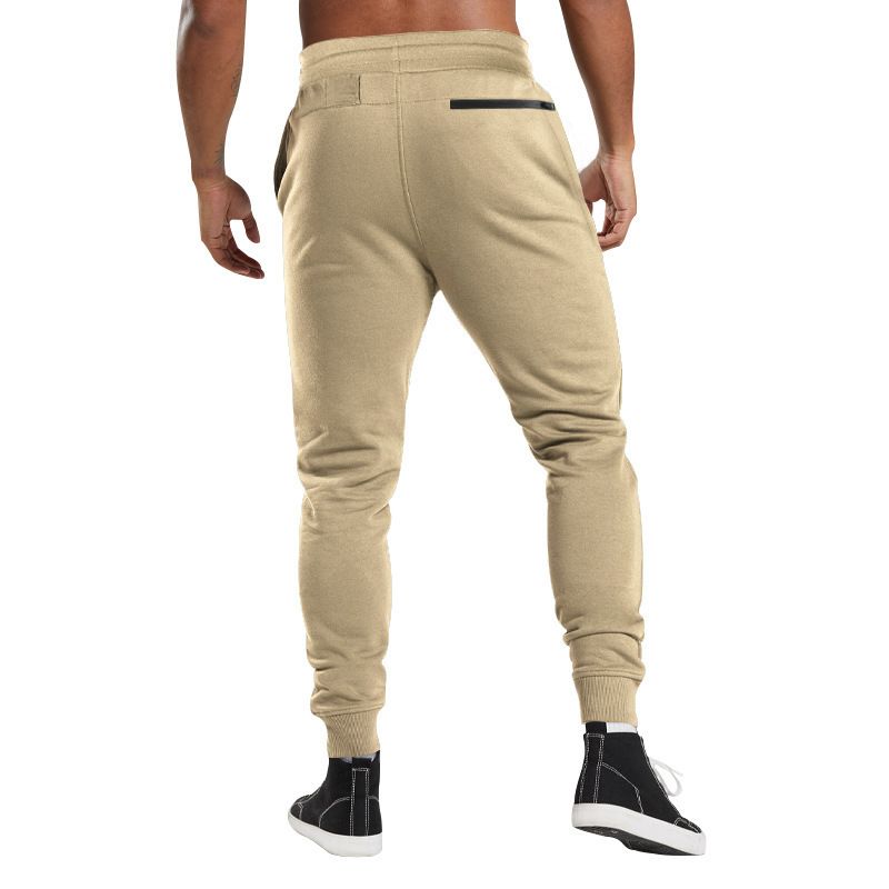Leichte Jogginghose für Herren, atmungsaktiv, zum Wandern, Joggen, Laufen, Stretch, für Übungen und Workouts, mit Reißverschlusstasche_voghion.com