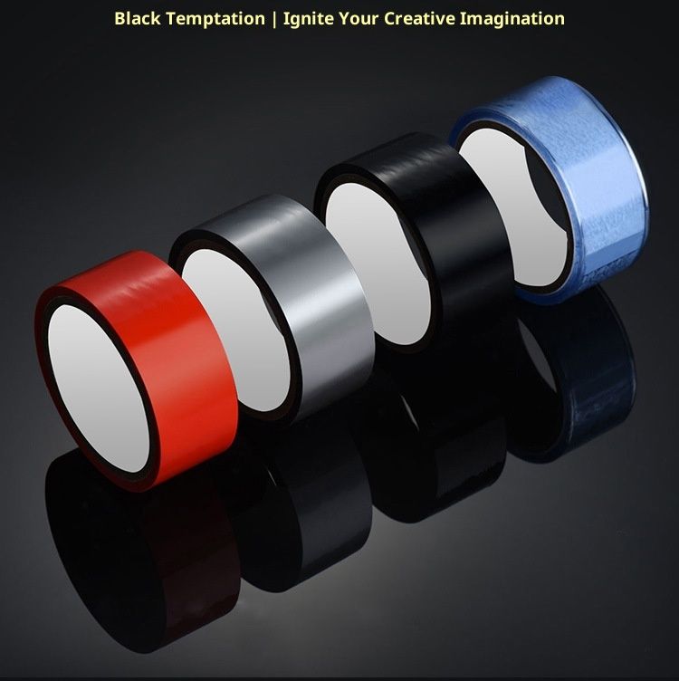 LuvBox Alternative zu statischem Klebeband: Augenbinde, Handschellen, Fesseln, Sexspielzeug für Paare (ohne Klebstoff)_voghion.com