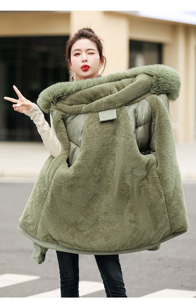 Gesteppte Parkajacke für Damen – Übergroßer Puffermantel mit Kapuze (Schwarz/Creme/Beige/Braun/Mint, M-XXL)_voghion.com