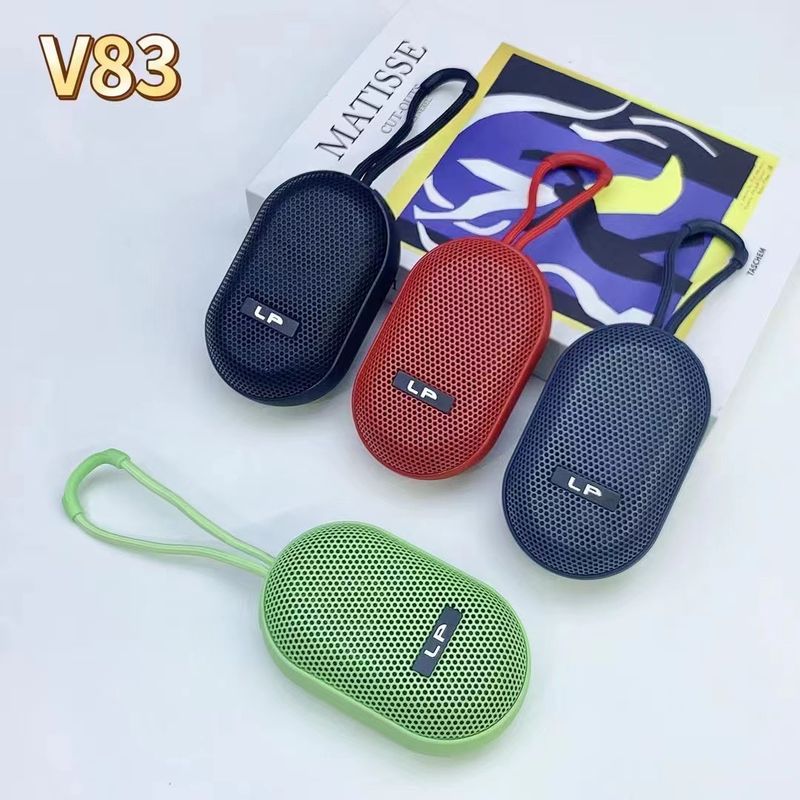 Nuevo subwoofer inalámbrico Bluetooth LP-V83 para exteriores, altavoz portátil impermeable con inserción de tarjeta mini, regalo_voghion.com