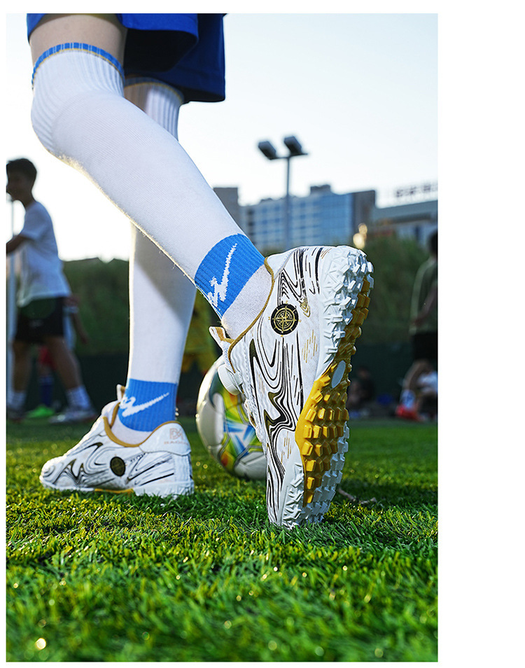 Voetbalschoenen Jongens en Meisjes TF Gebroken Nagels Basisschool- en Middelbare Schoolstudenten Professionele Speltraining Sneakers Offline Grensoverschrijdende Modellen_voghion.com