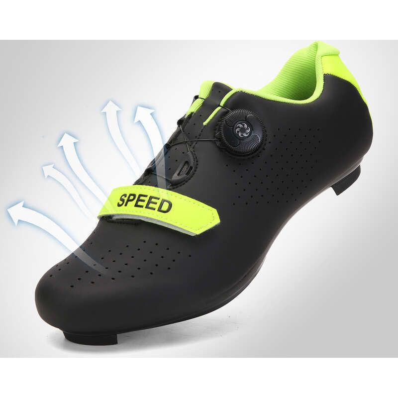 Highway Mountain Scarpe da ciclismo dinamiche con suola rigida e sblocco per bicicletta da uomo e da donna, palestra, nere 896_voghion.com