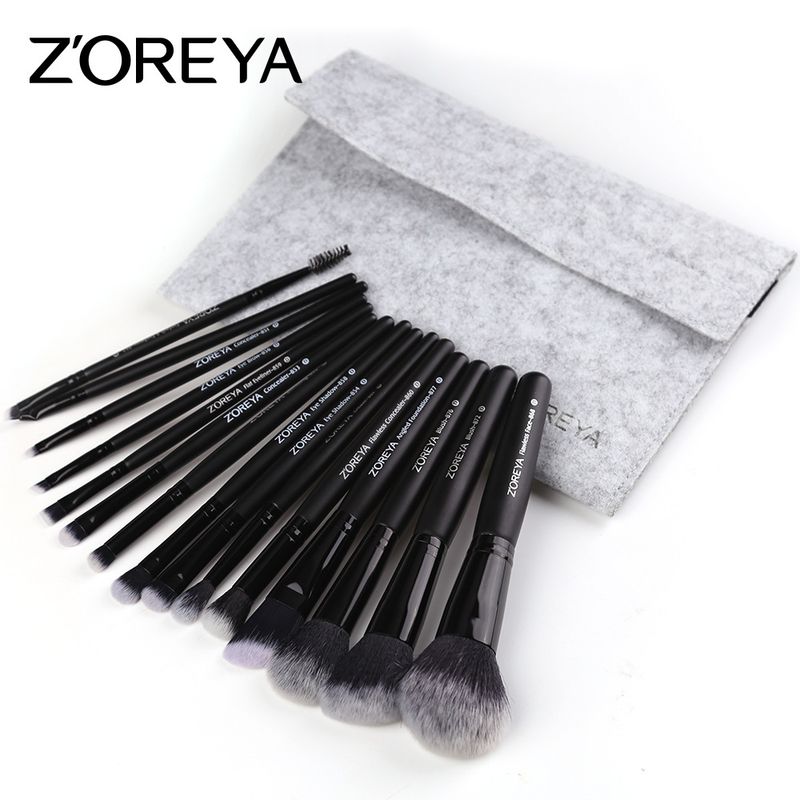 ZOREYA Tools Lidschatten Concealer Full Cangzhou 15-teiliges Make-up-Pinsel-Set_voghion.com