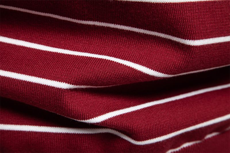 Men's Clothing New Striped Color Matching Long Sleeved Men's Knitted Sweater Fashionable Round Neck Men's Casual Sweater_voghion.com