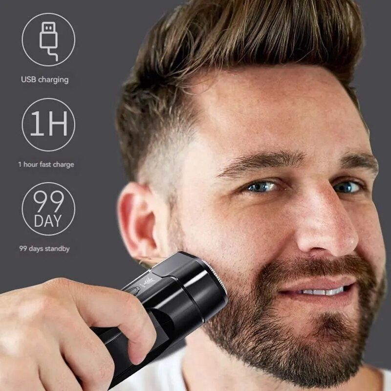 Aparat de ras electric cu două capete Ultra-Clean Leave No Black Spot Mustache Cuțit Washi Smooth Shave Livi And_voghion.com
