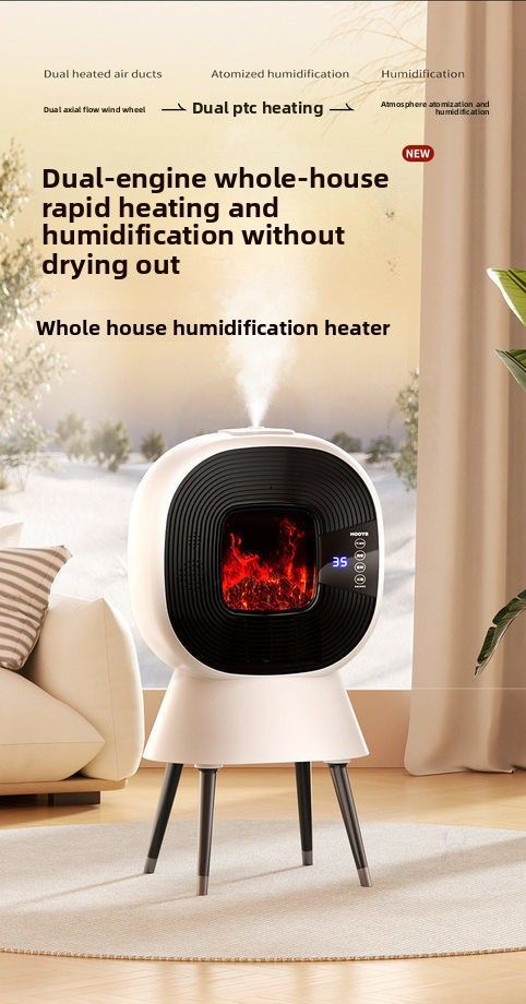 Audio-Luftbefeuchter Graphen Winter Elektrischer Kamin Energiesparender Großflächenheizer für das ganze Haus_voghion.com