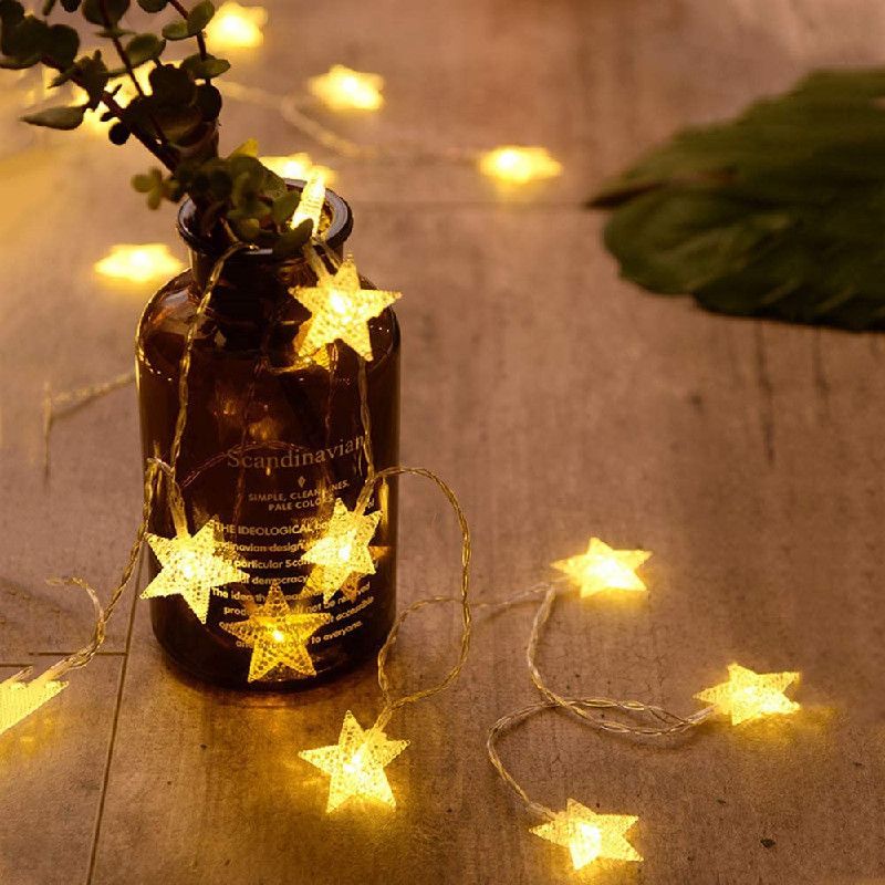 LED String Batterie USB Fernbedienung voller Himmel Sterne Netzwerk rot ins dekorative Tag Zimmer Dekoration Licht_voghion.com