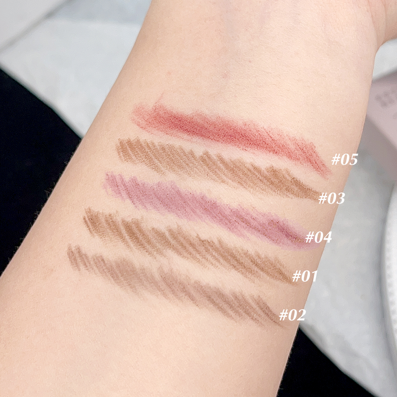 Eyebrow Pencil 3-in-1 Waterproof Eyebrow Tattoo Tint Built-in Eyebrow Trimmer Razor Eyebrow Brush Portable_voghion.com