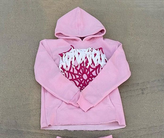 Abbigliamento maschile Trend Spider Web Letter Foam Printing Felpe con cappuccio larghe da uomo e da donna Hip Hop Street Felpe Top_voghion.com