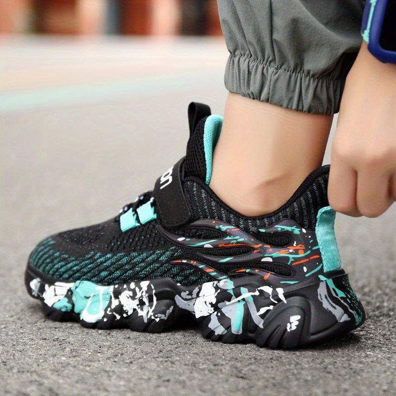 Casual traspirante tessuto ragazzi bambini, leggero antiscivolo basso scarpe da ginnastica per interni ed esterni, primavera e autunno_voghion.com