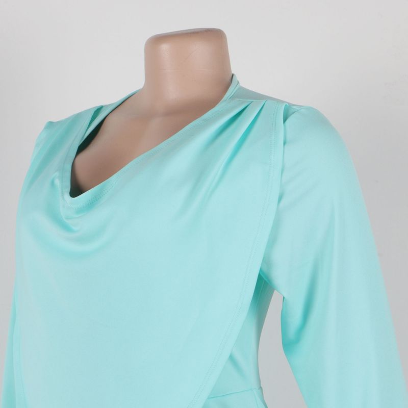 Women's Clothing Lantern Sleeve Waist Button Decoration Wide Leg Jumpsuit_voghion.com