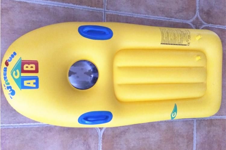 Planche de surf pour enfants, flotteur de natation pour piscine de plage, planche de ski nautique de sauvetage allongée, radeau flottant_voghion.com