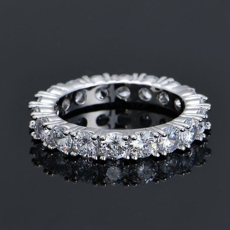 Cuban Single Hip Hop Copper Micro Paved Zircon Men And Women Gold Plated Ring Band_voghion.com
