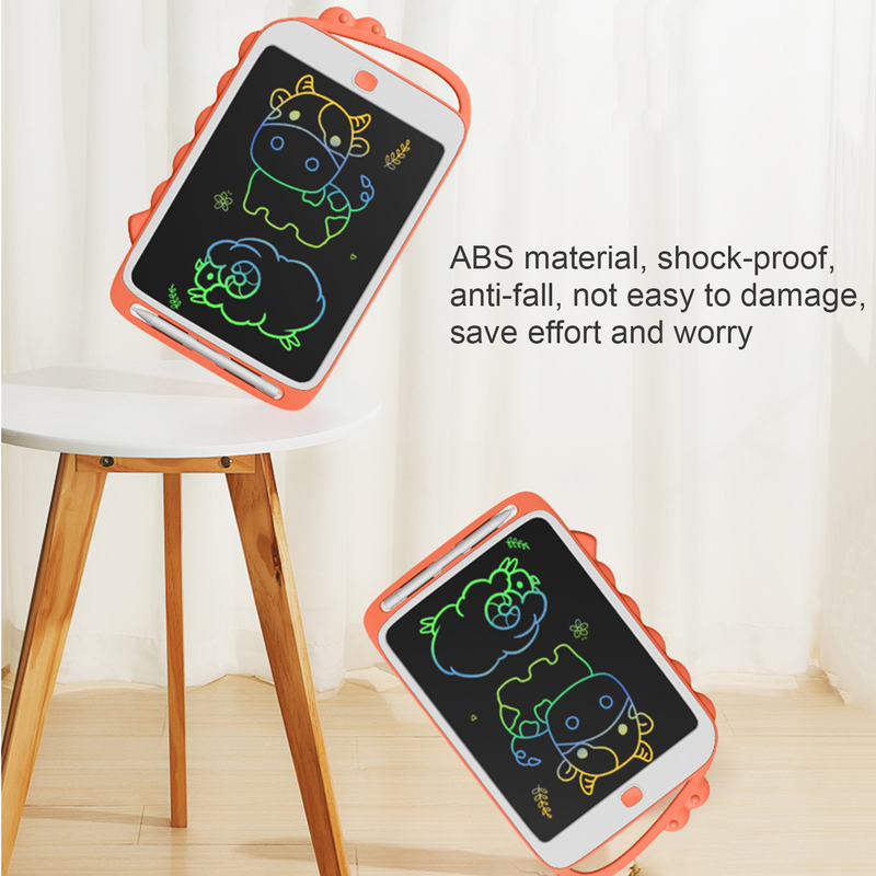 ToysMall 8,5-inch LCD-schrijftablet met potlood Cartoon Dinosaur Doodle Drukgevoelige batterijgevoede elektronische grafische tekenbordpad_voghion.com