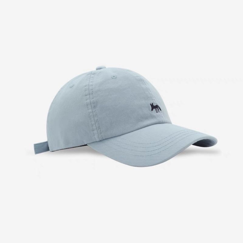 Cute Versatile Little Fox Embroidered Baseball Unisex Spring Summer Korean Street Fashion Duckbill Cap Face Slimming_voghion.com