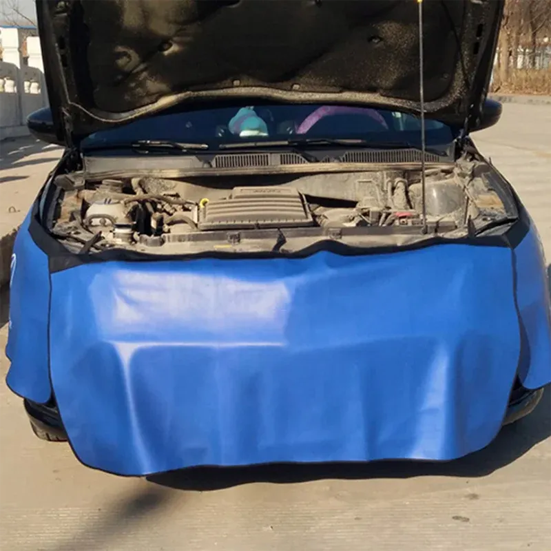 Universal Car Magnetic Front Fender Cover Foldable Protector Mechanic Work Mat Auto Repairing Pad_voghion.com