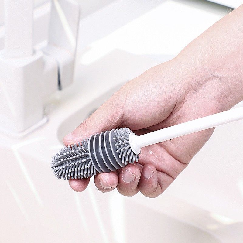 Cleaning Brush With Long Handle Silicone For Household Use No Dead Corners Special Cleaning Brush For Cups Wall Breaking Machine_voghion.com