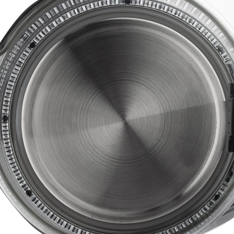 Bollitore elettrico in vetro da 2,5 l - Bollitore per acqua di grande capacità con spegnimento automatico e luce, spina UE/USA, sicuro_voghion.com