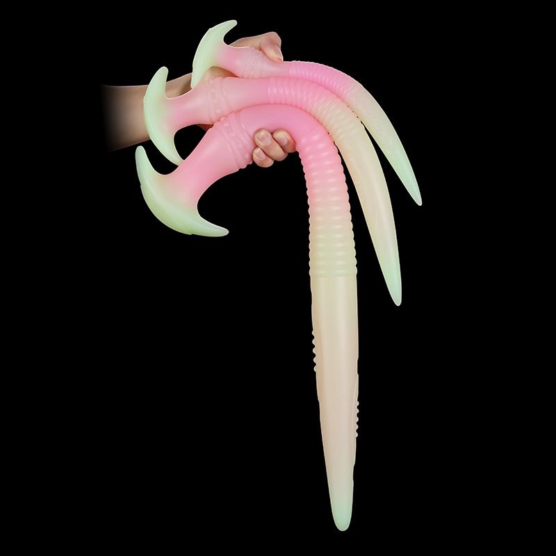 Eros Lab Silicone Luminoso Colorato Extra Lungo Eel Plug per Donne Indossabile Camera Posteriore Masturbatore Giocattolo Sessuale Espansione Anale per Adulti_voghion.com