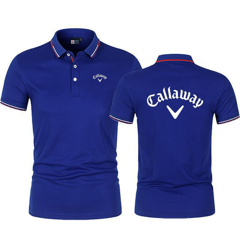 Ny golfpikétröja för män Karawi Ice Silk Kontrasttryck liten pikékrage för män_voghion.com