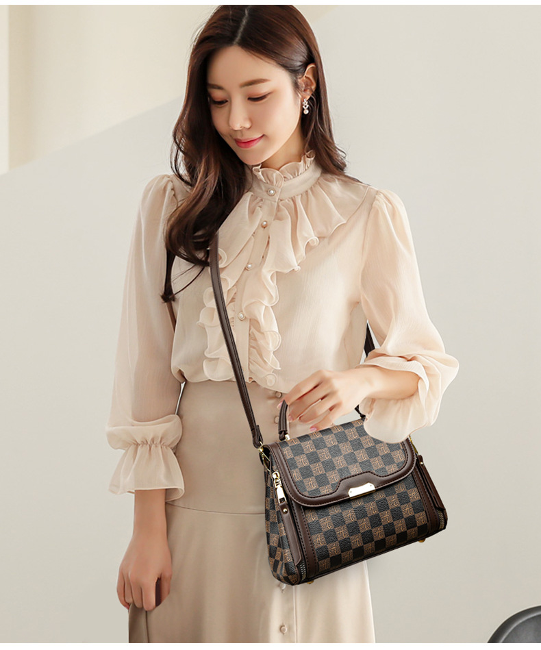 Ladies' Handbags, 2023, Stylish, Textured Handbags, Versatile, Easy-to-use Shoulder Messenger Bags_voghion.com