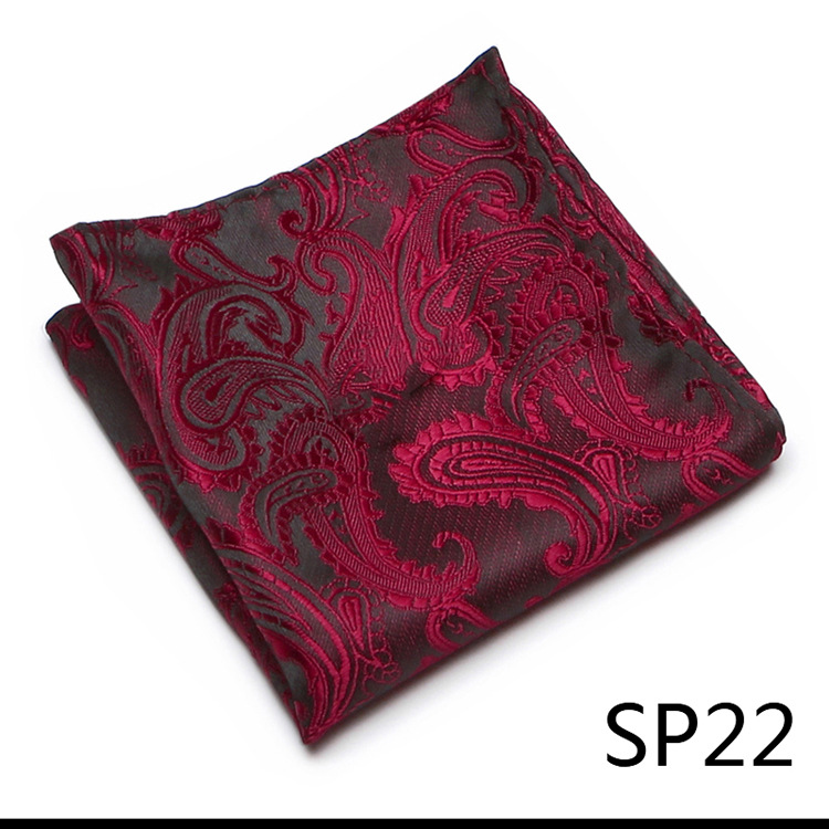 Heren Brits patroon effen kleur polyester zijden vierkante sjaal bruiloft pak zakdoek overhemd klaar op voorraad_voghion.com