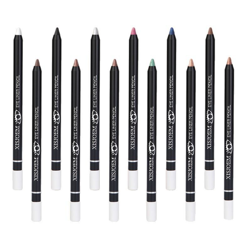 Wasserfester, wischfester, perlmuttartiger, langlebiger Aegyo-sal-Gelstift-Eyeliner in 12 Farben_voghion.com