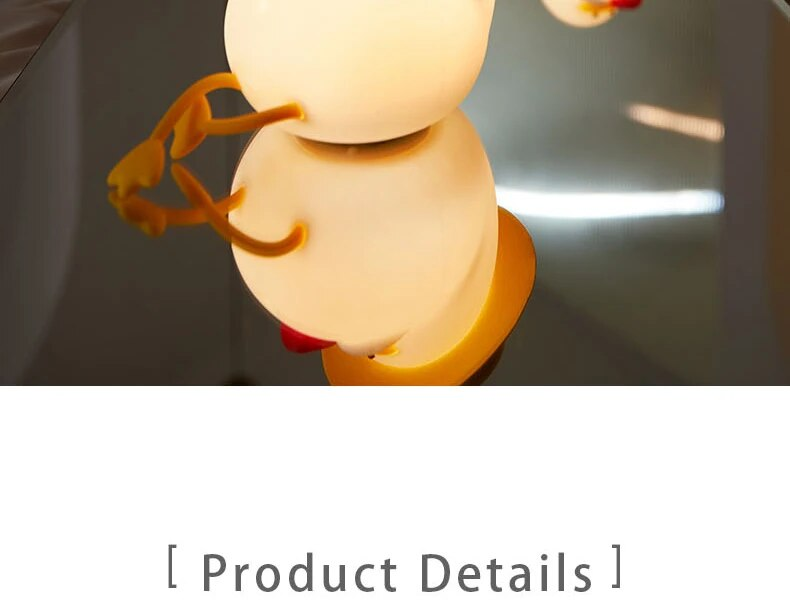 USB LED Gece Lambası şarj edilebilir lamba RGB Yumuşak Silikon Sevimli Ördek Hayvan Işık Yaratıcı Çocuk Hediye Tatil Yatak Odası Dekorasyon_voghion.com