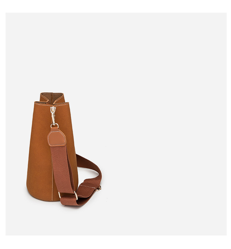 NIGEDU suuri kapasiteetti Naisten Bucket laukut leveä hihna suunnittelija naisten olkalaukut Matte nahka crossbody laukku naisille_voghion.com