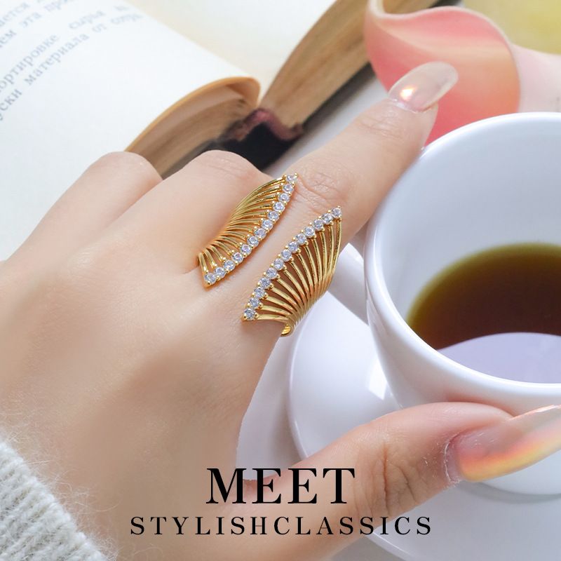 Mode Persönlichkeit Aushöhlen Diamant Für Frauen, Nische High-end Licht Luxus Temperament Ins Übertrieben Minimalistischen_voghion.com