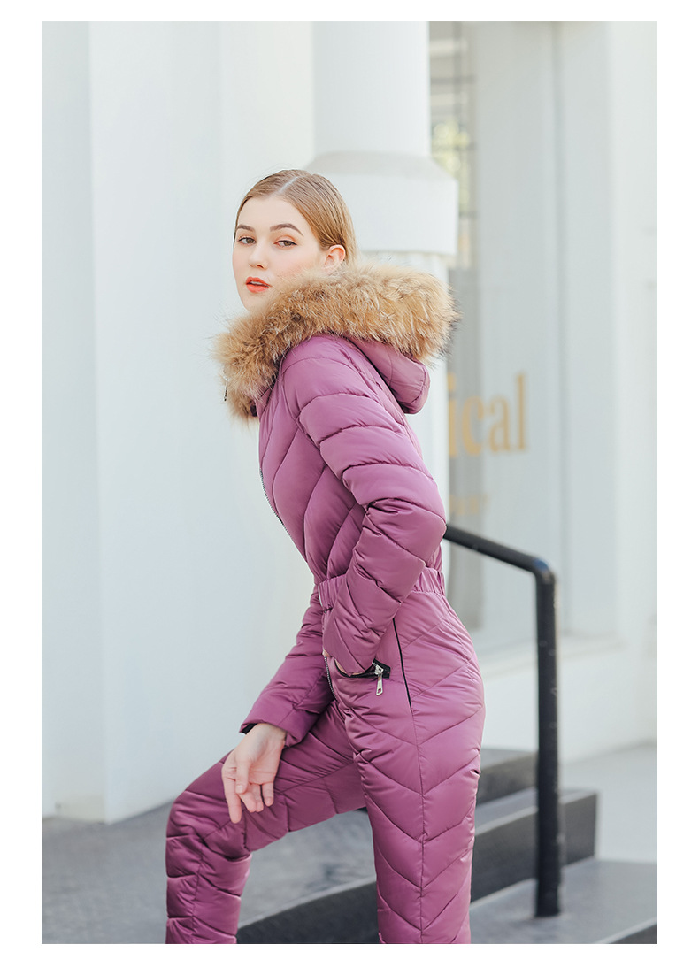 Women's clothing one-piece ski suit for women one-piece cotton suit suit cotton suit for women_voghion.com