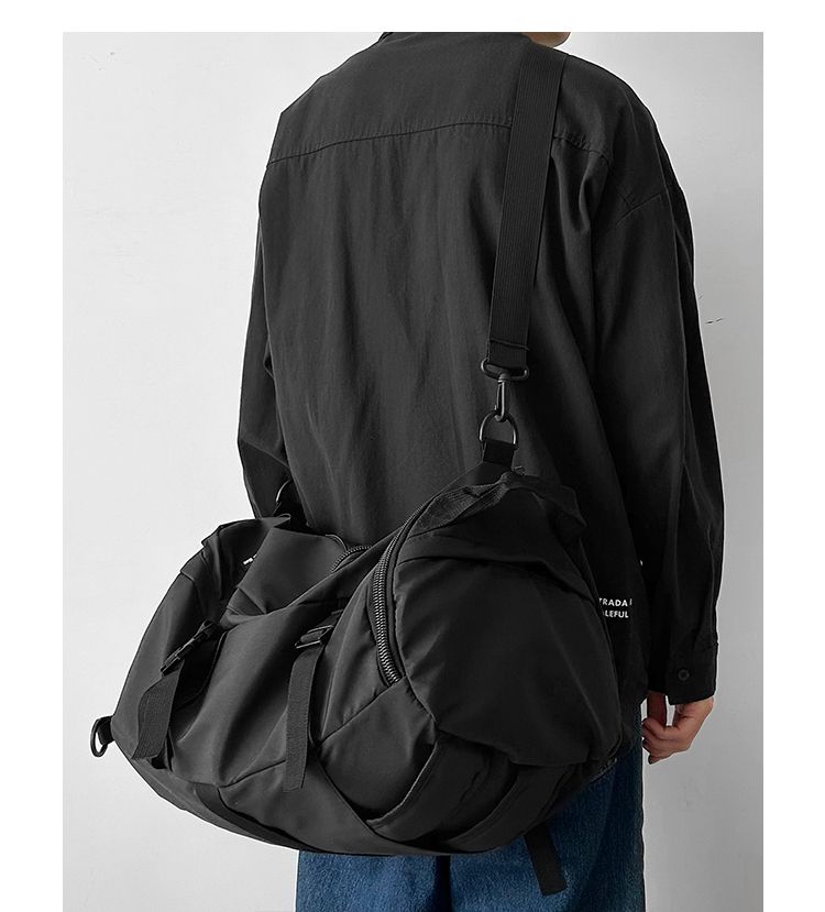 Sport Fitness Single Shoulder Crossbody Dual-Use Große Kapazität Arbeitskleidung Wasserdichter Rucksack Wandern Laptoptasche_voghion.com