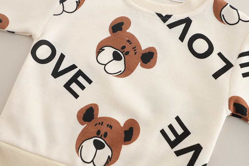 Primavera e autunno 2025, nuovo stile coreano, due pezzi, felpa con cappuccio per bambini, vestiti lavorati a maglia per bambini_voghion.com