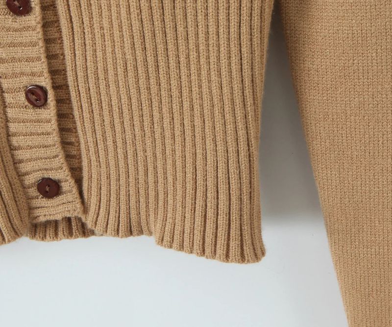 25 nuovi completi da donna primavera e autunno, stile Spicy Girl, con cardigan lavorato a maglia con lacci e volant + pantaloni svasati elasticizzati_voghion.com