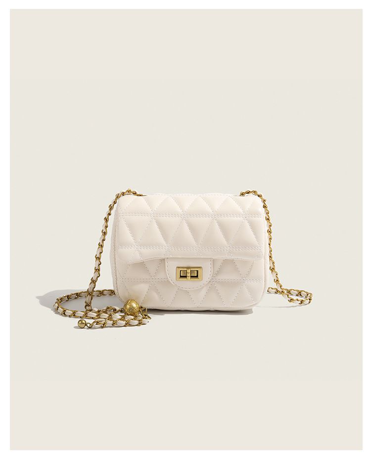 Borsa a tracolla alla moda, nuova borsa con catena di diamanti, borsa da ascella classica di nicchia di grande capacità, la scelta migliore per le bellezze!_voghion.com