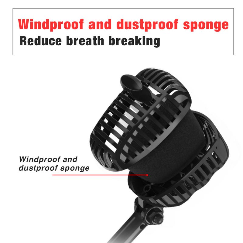 New computer with rotatable USB microphone, driver free voice chat device, video conference microphone_voghion.com