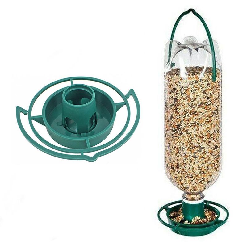 1 stücke Recycle Leere Soda Flasche Top Vogel Feeder Automatische Im Freien Garten Balkon Hängen Fütterung Tablett_voghion.com