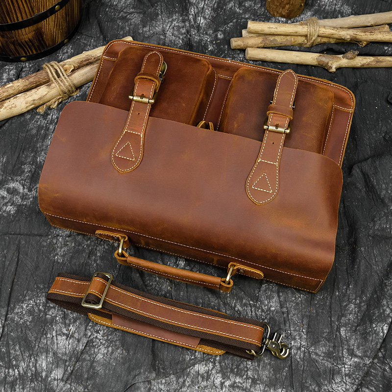 Valigetta da uomo vintage Crazy Horse Borsa da uomo in vera pelle da uomo per laptop Borsa a tracolla grande con tracolla_voghion.com