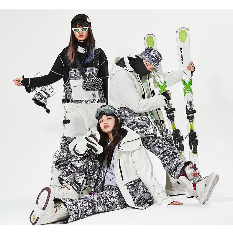 Skijacken- und Skihosen-Set – Wasserdichter, winddichter, wärmeisolierter Schneeanzug mit 3M™ Thinsulate™ für Skifahren, Snowboarden und Wintersport_voghion.com