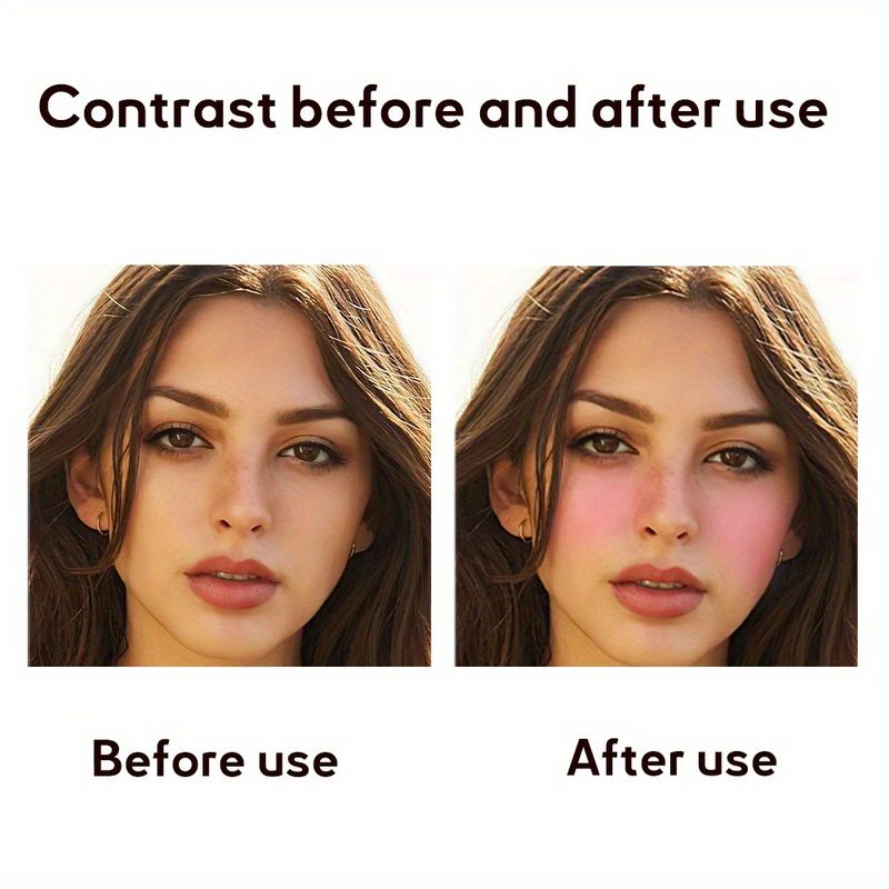 Cream Blush Lightweight Formula, Natural Color, Long-Lasting - Easy To Blend, Multi-Functional For Daily/Stage/Evening Makeup_voghion.com