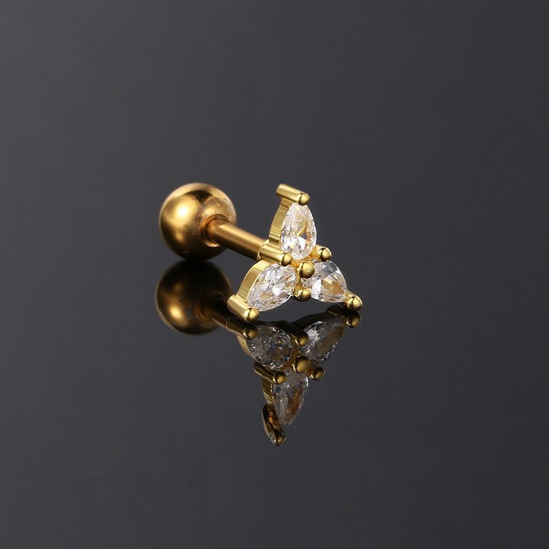 Orecchini piercing unisex con fibbia a vite e anelli per il naso a forma di pera, orecchini popolari_voghion.com
