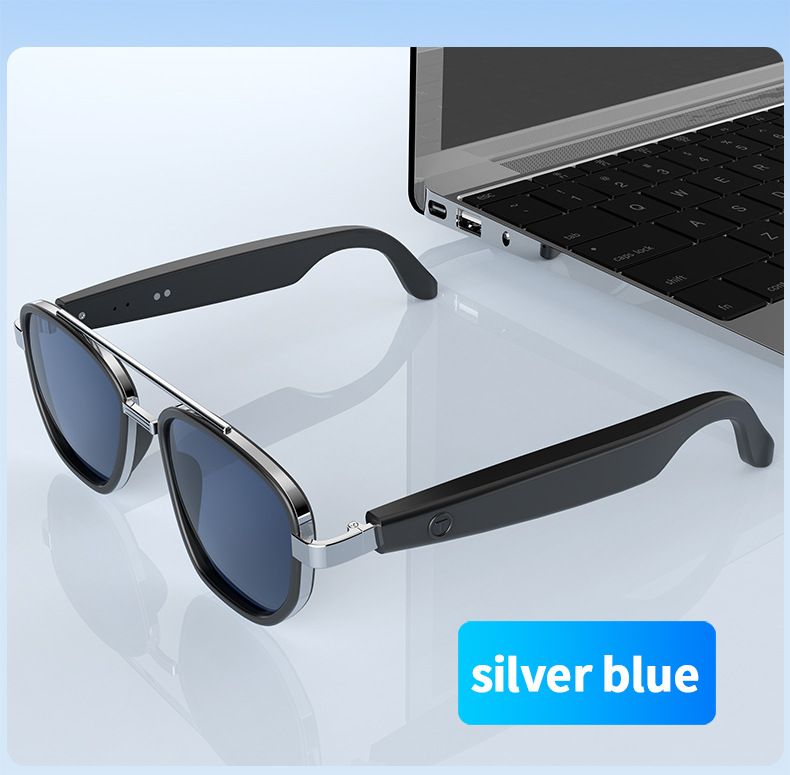 Wireless Bluetooth Sunglasses GS17 With Polarized UV Protection Lenses, Hands-Free Calling & Music, Lightweight & Stylish For Driving_voghion.com