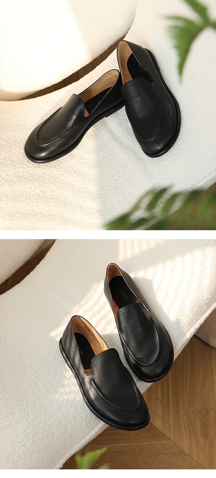 Neue Sommerwolke runder Kopf Tasche Fuß ein Slip-on weiche wachsartige Slipper_voghion.com