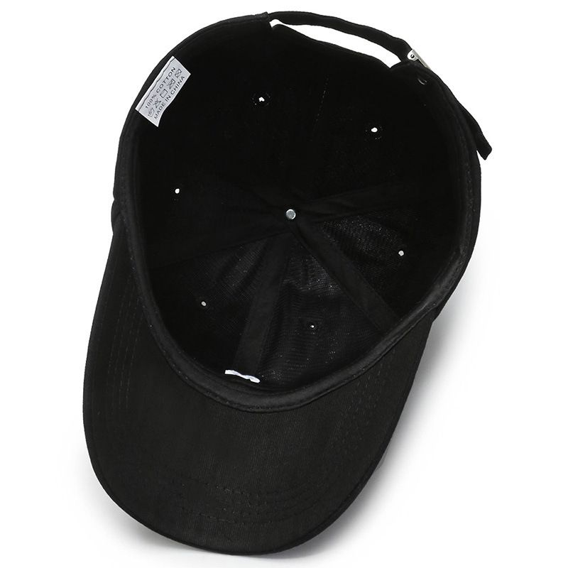 Rakipsiz Kaliteli Kadın Küçük M Beyzbol Kore Versiyonu Düz Desen Harf Polyester Pamuklu Nakışlı Açık Hava Güneş Kremi Ördek Dili_voghion.com