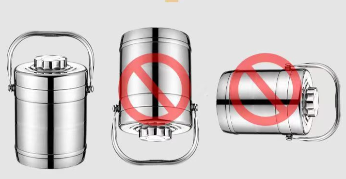 Contenitore per il riso in acciaio inossidabile, grande capacità, portatile, per studenti, lavoratori, ufficio, casa, contenitore per il pranzo isolato_voghion.com