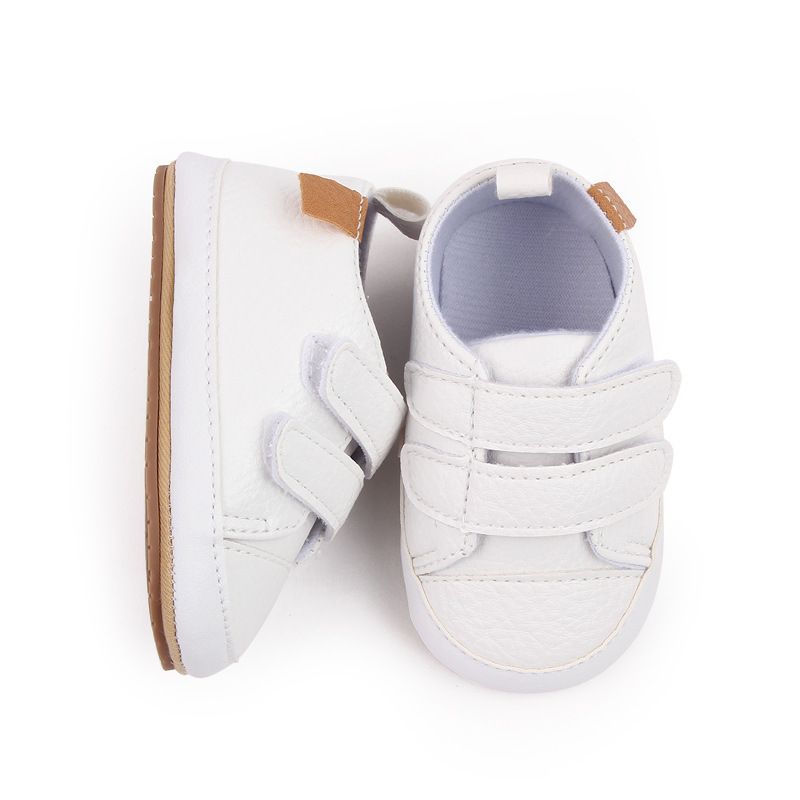 Mère et enfants printemps et automne chaussures bébé 3-6-12 mois bébé double Velcro chaussures enfant en bas âge chaussures bébé M22-13_voghion.com